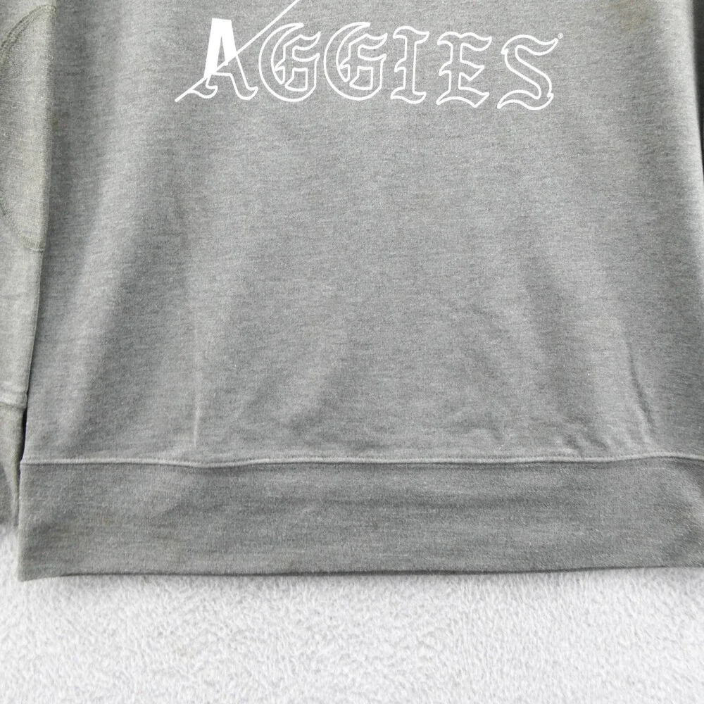 Texas A&M Aggies Sweater‎ Mens Medium Gray Knit Pullover Football Casual NCAA